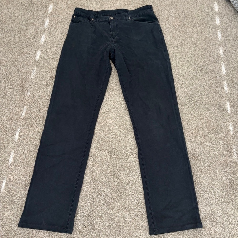 SMN Denim The Hunter Standard‎ Slim Jeans Mens 36x32 Blue Straight Leg Stretch